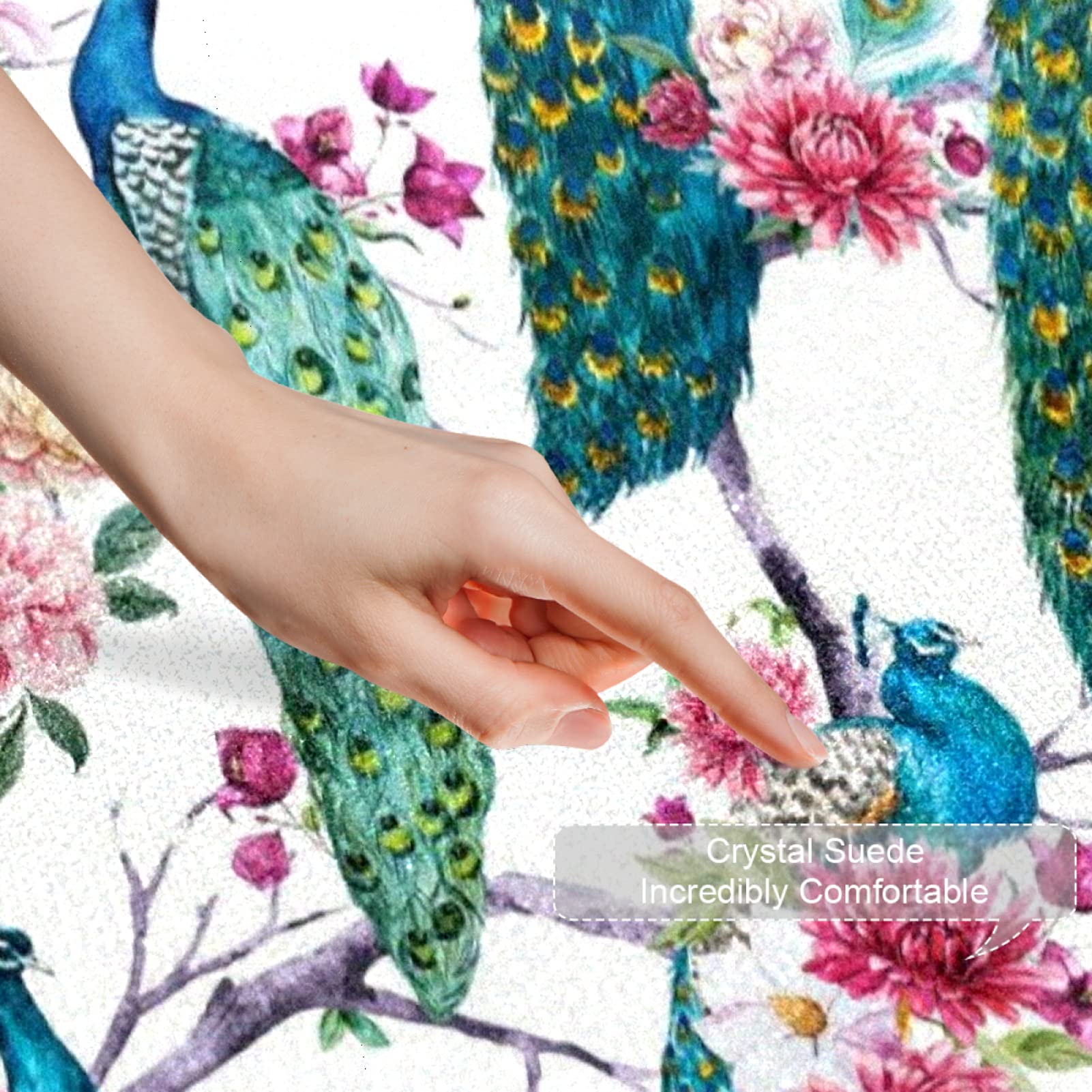 GYGYGYGY - Tappetino per bagno con retro antiscivolo, con pavoni :  Amazon.it: Casa e cucina