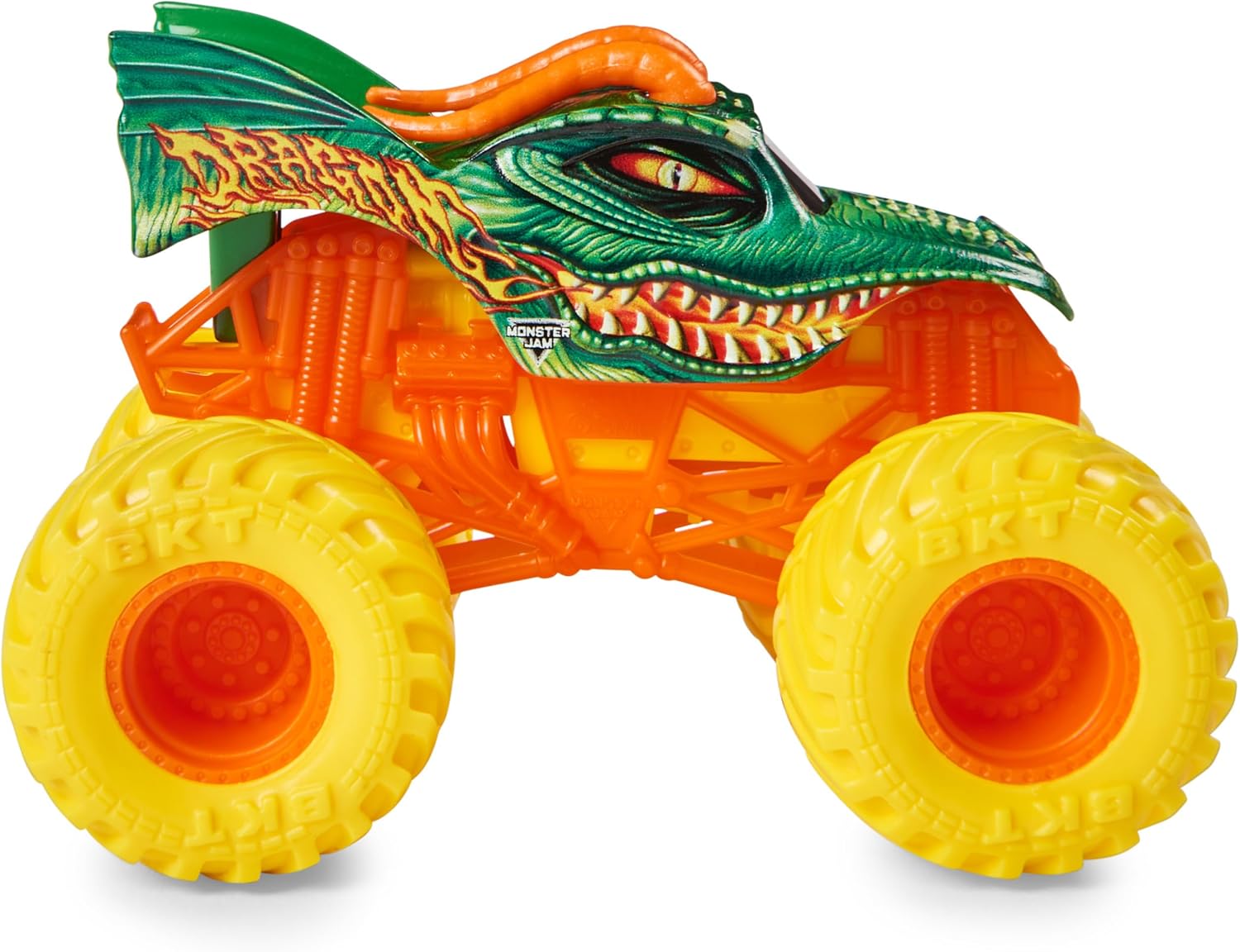 Monster Jam, Official Dragon Vs. Sparkle Smash Die-Cast Monster Trucks, 1:64 Scale, Kids Toys for Boys Ages 3 and up