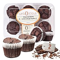 Vista 19 de Carb-o-licious - Deliciosos muffins keto con solo 2 carbohidratos netos cada uno, aperitivo saludable sin azúcar con harina de almendras, el mejor