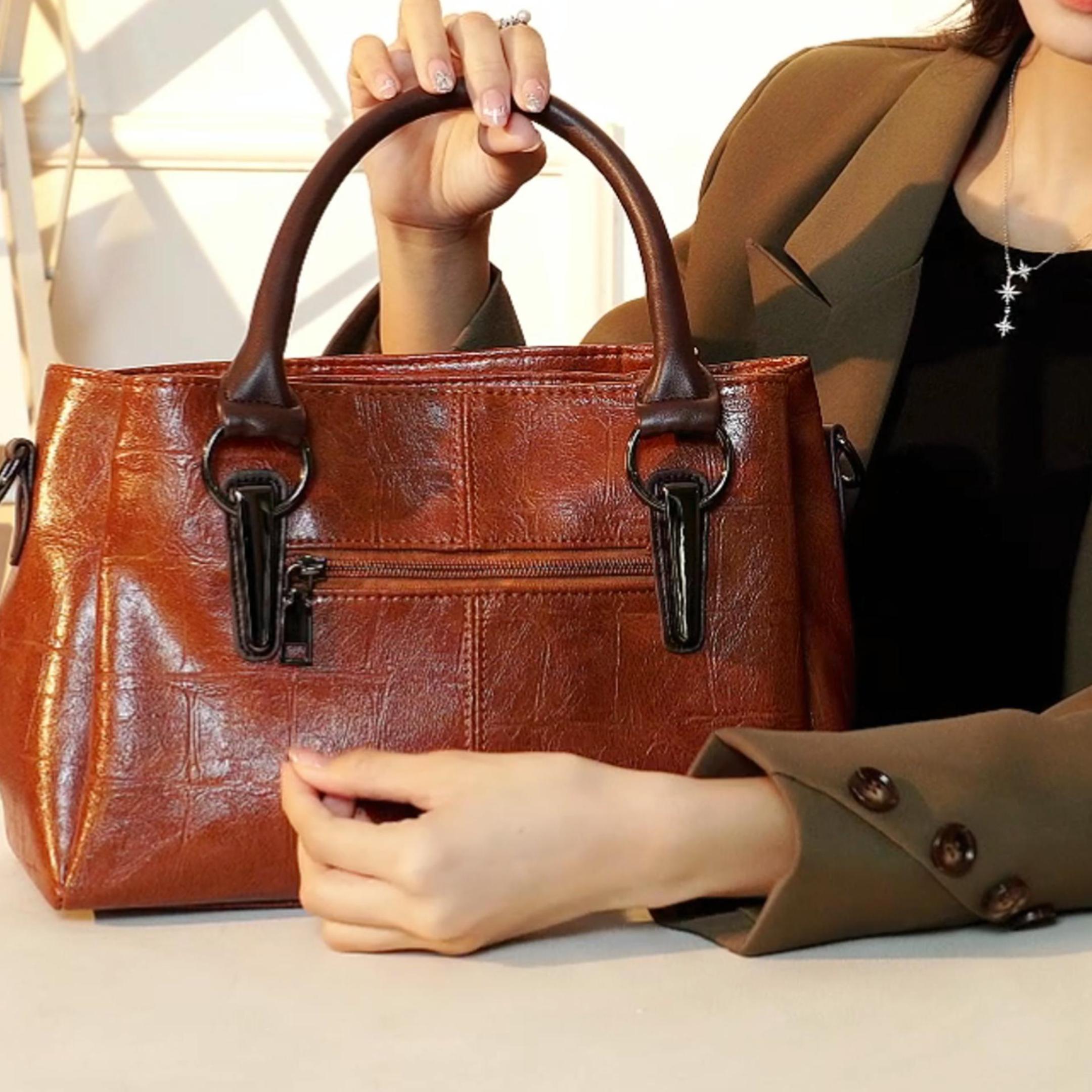 Bolso Tote vegano ajustable con compartimentos miniatura 7