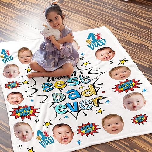 Miniatura 10 de Mantas de bebé personalizadas de animales, manta de bebé personalizada de jirafa de elefante león, manta de bebé safari con nombre para niños, manta