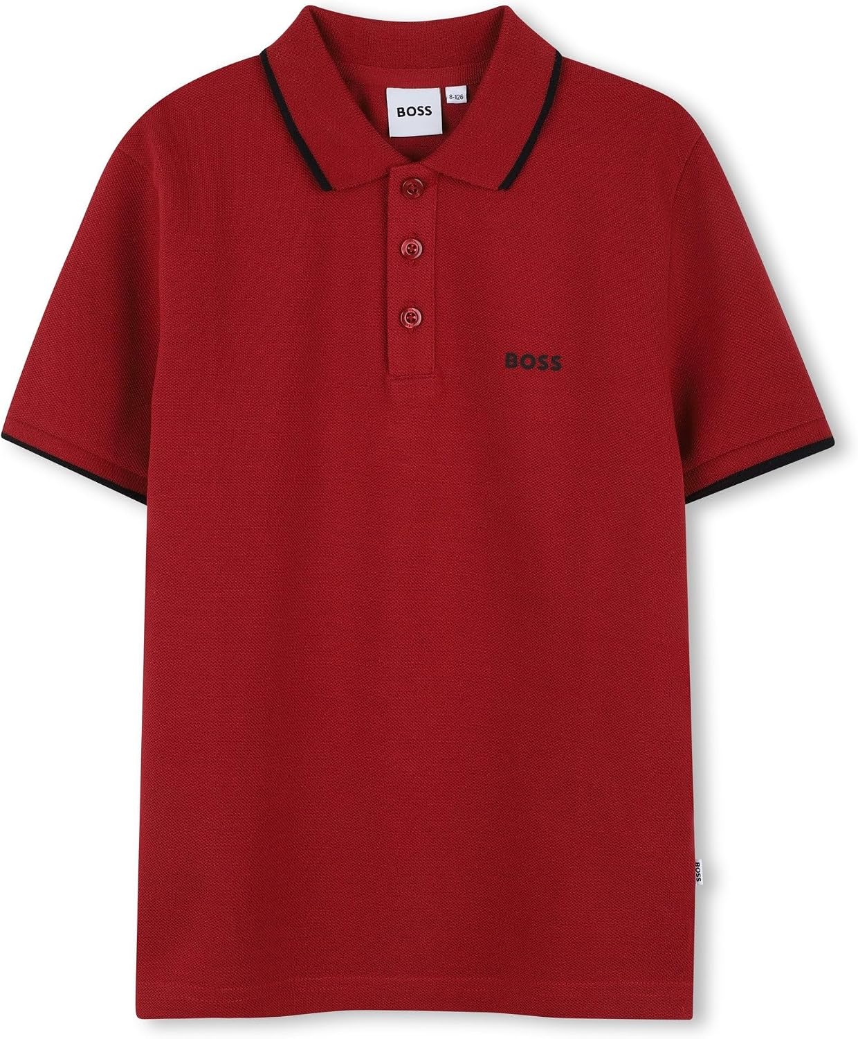 BOSS Boys' Boys Short Sleeve Polo Kids Short Sleeve Cotton Classic Fit Polo