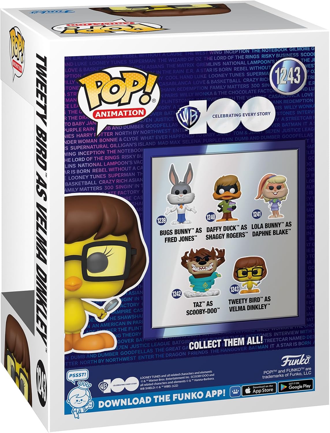 Funko Pop! Animation: WB 100 - Looney Tunes, Tweety Bird as Velma Dinkley