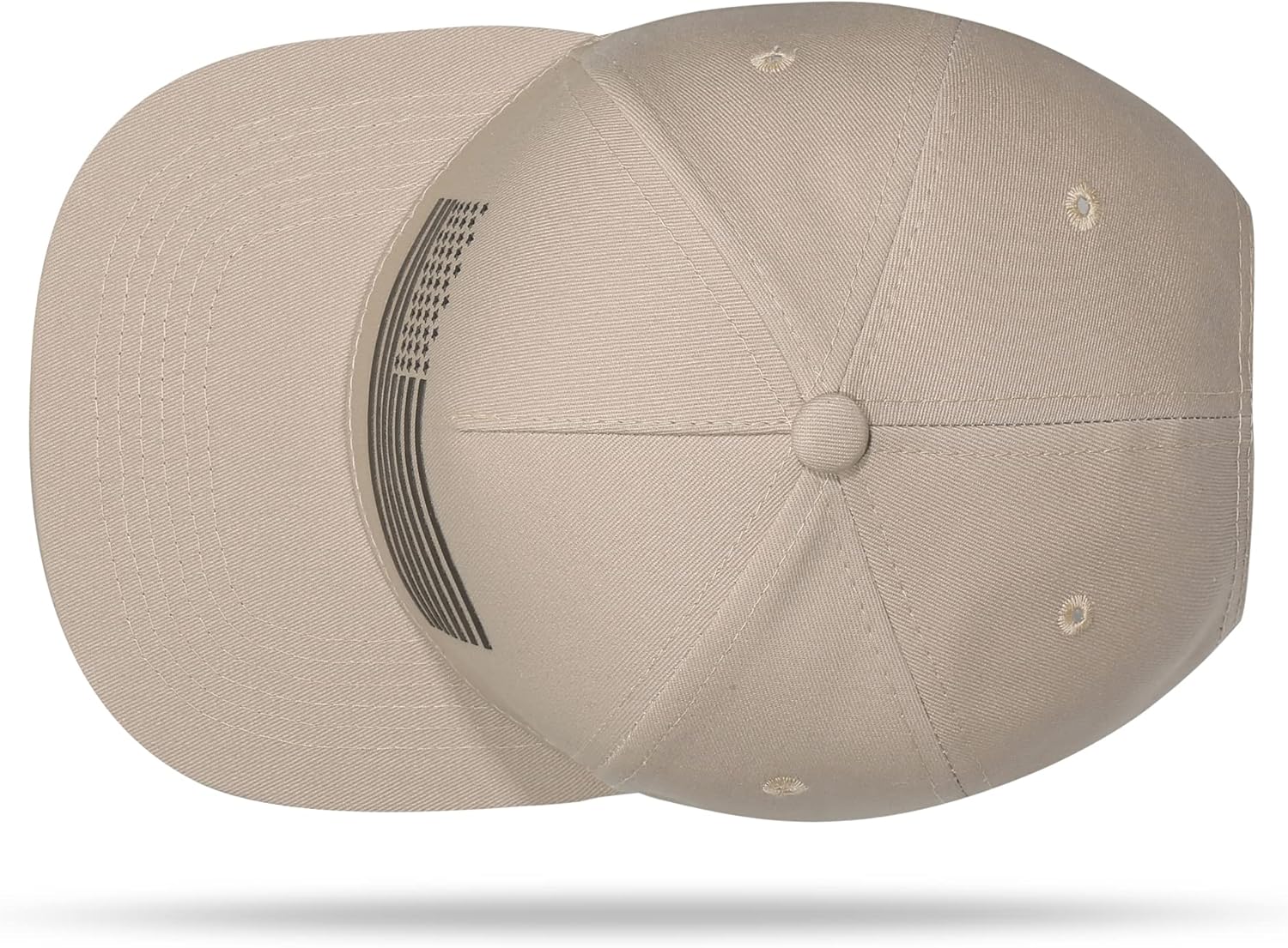 Baseball Cap, Snapback Trucker Hat for Men & Women with American Flag and Adjustable, Breathable Mesh, Flat Bill Hats - Image 7