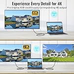 YIWENTEC USB C Cable to USB C 3.2 Male Gen2 × 2 Type C Charging Cable, 20 Gbps Data Transfer, 240 W 48 V/5 A Fast Charging Cable, 4K @ 60Hz Video Transfer (Straight, 3M)