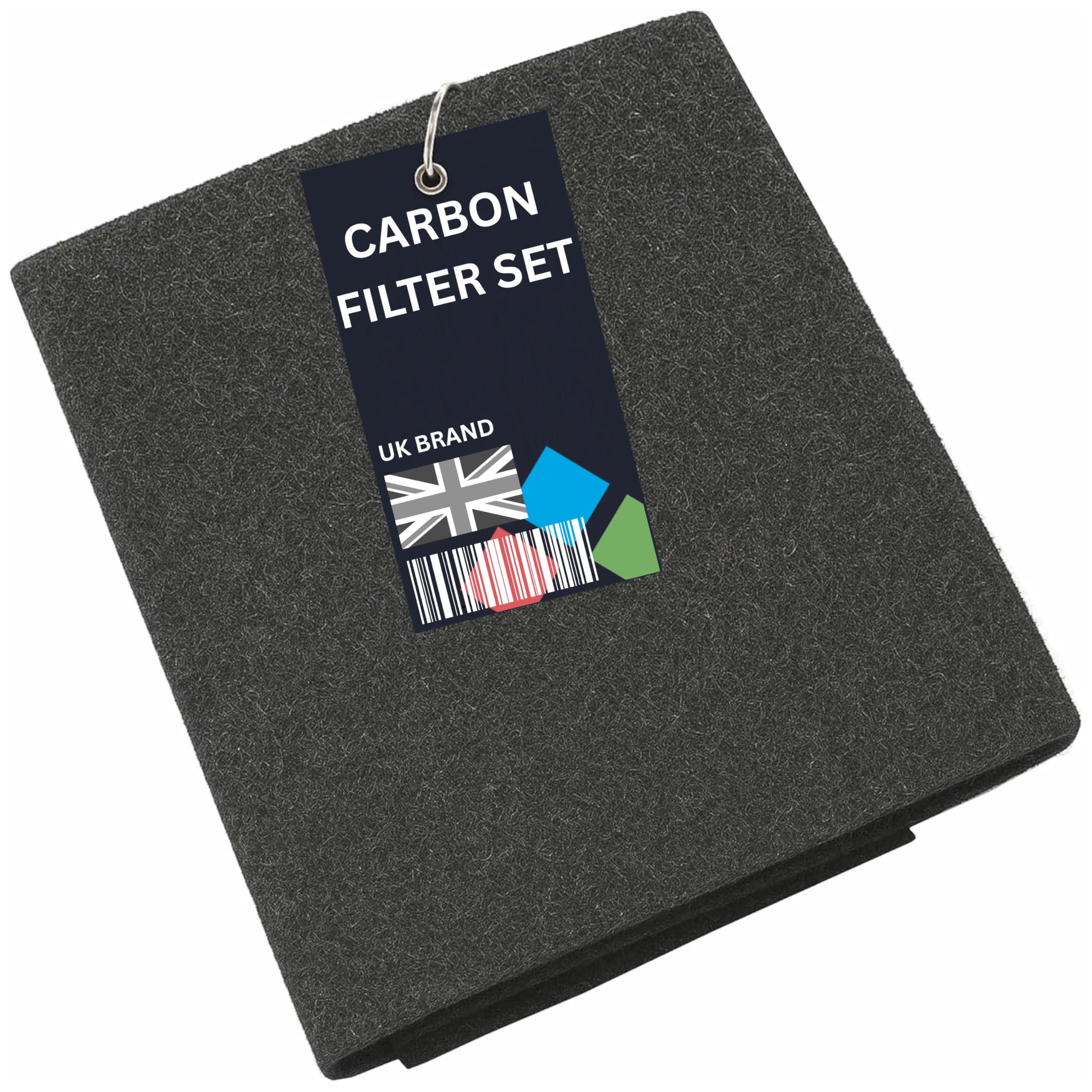 Carbon Cooker Hood Filter, Cut to Size Charcoal Vent Filters for All Cooker Hoods & Extractor Fans, Collects Grease & Odours Universal Cooker Hood Fan Filters Kitchen Extractor