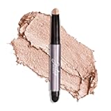 Eyeshadow 101 Cream-to-Powder Waterproof Shadow Stick – Champagne Shimmer – Long-Lasting, Crease-Proof, Medium Golden-Beige Shimmer Cream Eyeshadow with Built-in Smudger
