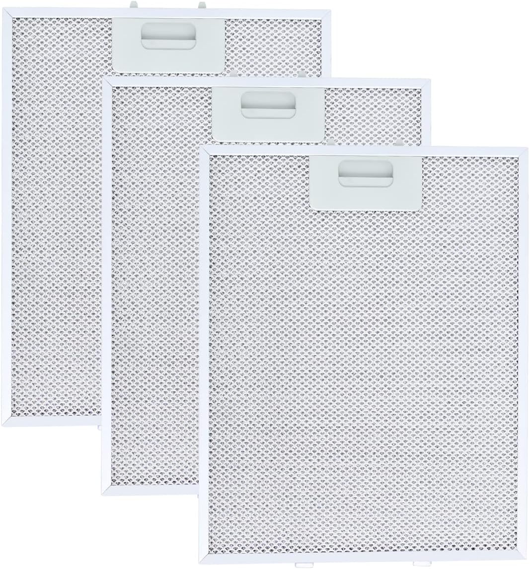 Fettfilter Für Dunstabzugshaube – 305 X 267 Mm, Aluminium, Spülmaschinenfest (3 Stück)
