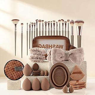 Juego de 42 brochas de maquillaje, kit profes...