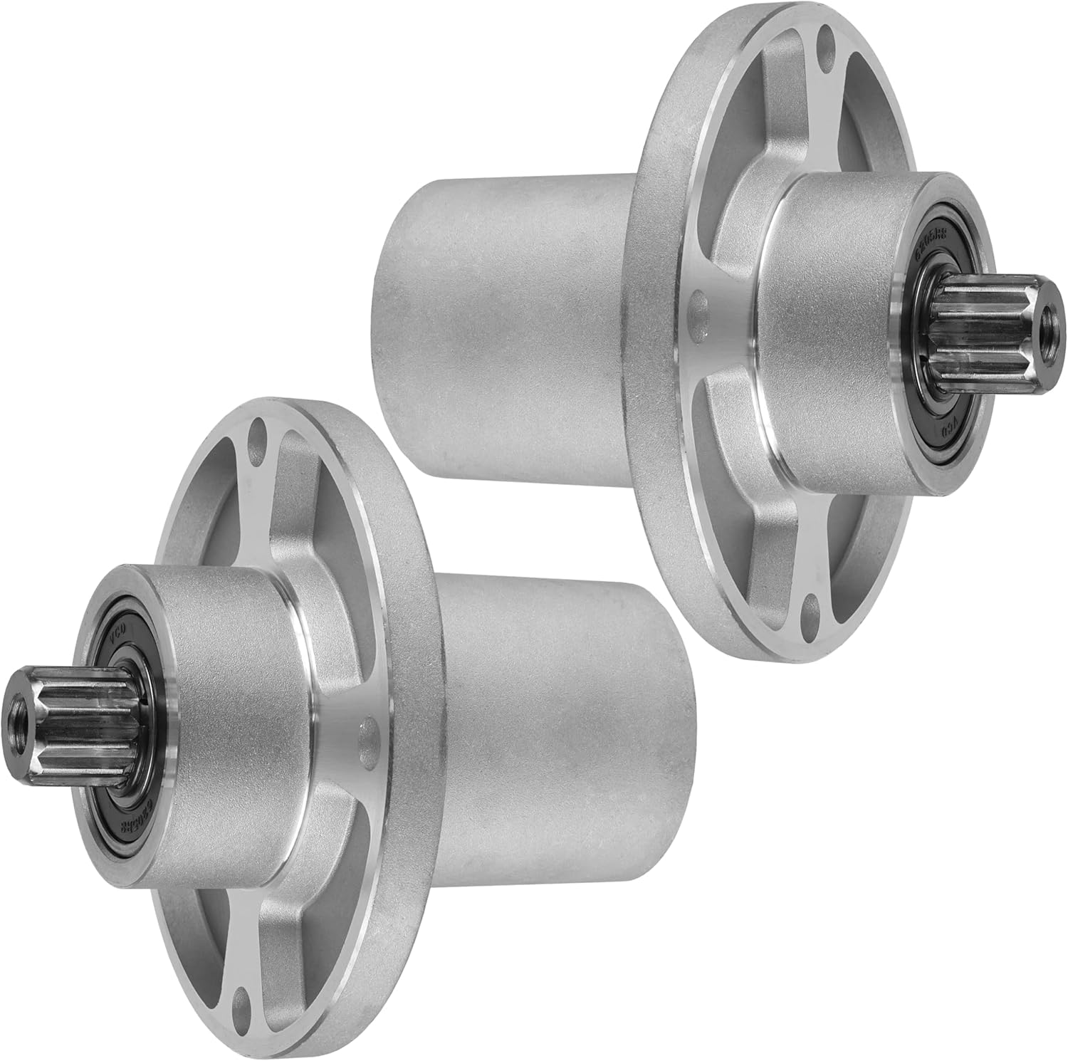 Caltric 2 Spindle Assembly Compatible with Hustler Raptor Sport Flip-Up 36 42 48 54 60 Inch