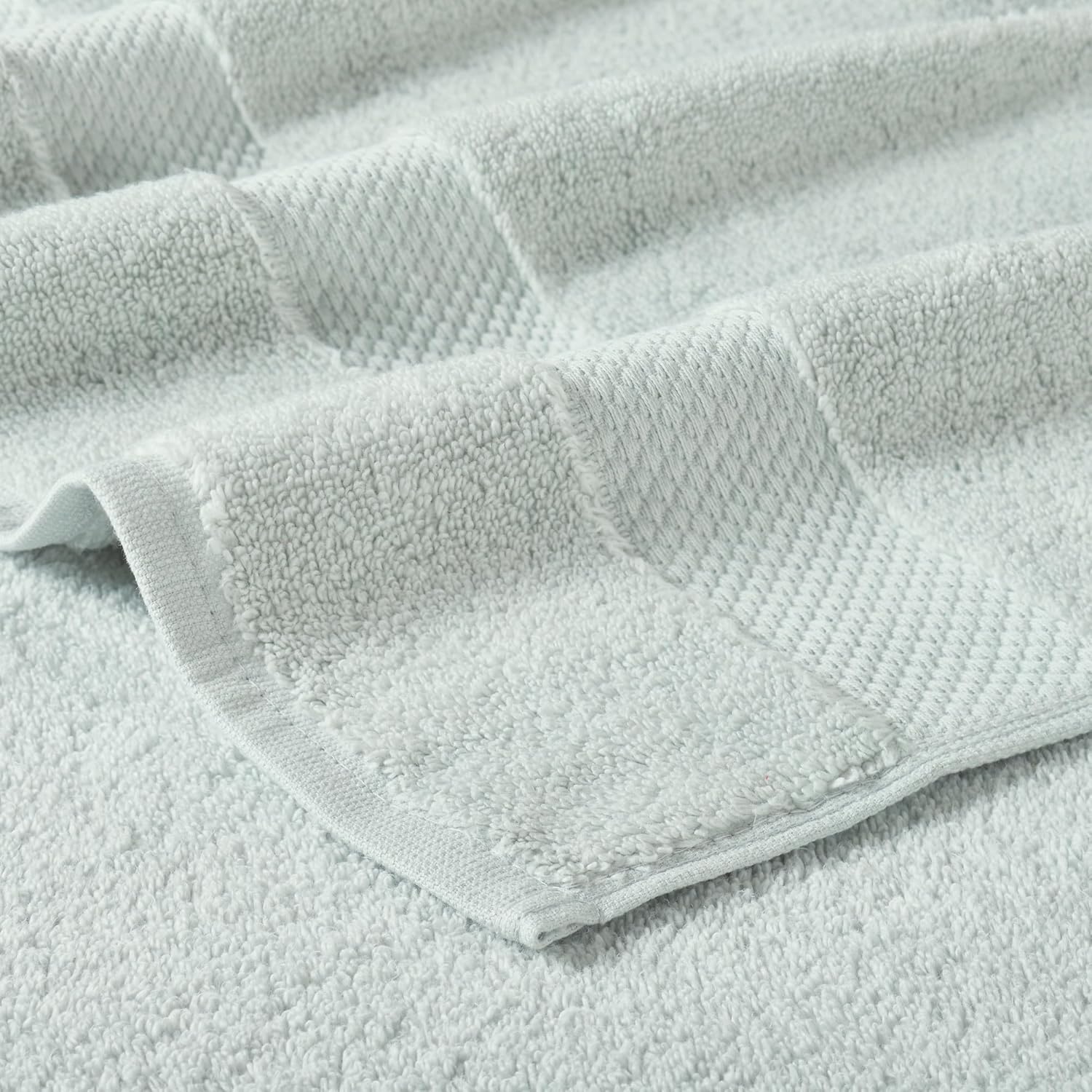 Better Trends 2 Pack Luxury Blue Hand Towels Sets Highly Absorbent face Towel 100% Ring Spun Cotton 16" x 26" Small Towels Sets for Kitchen Bathroom, Gym, Splash Collection