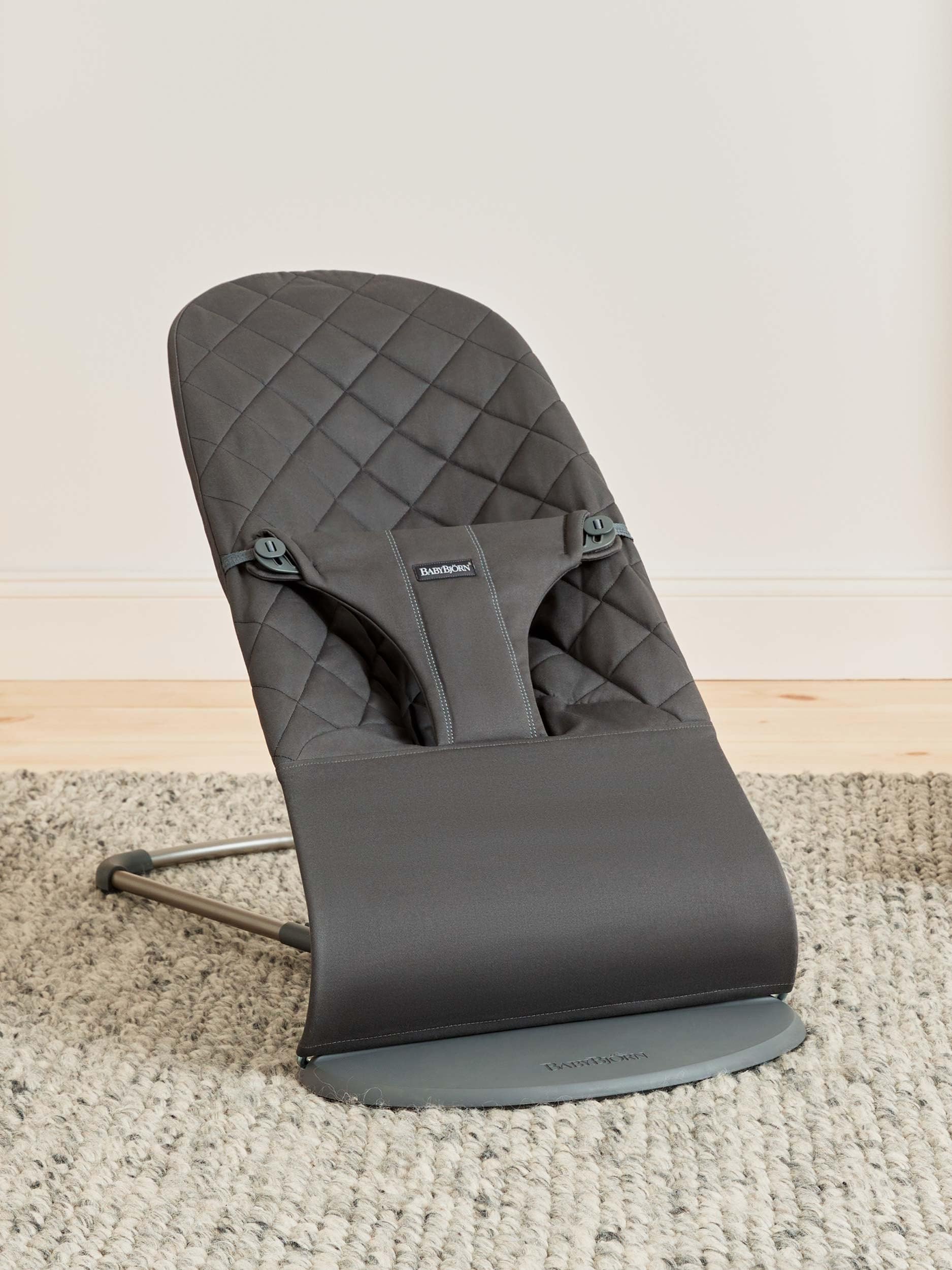 BabyBjörn Transat Bliss, Tissé, Matelassage classique, Anthracite
