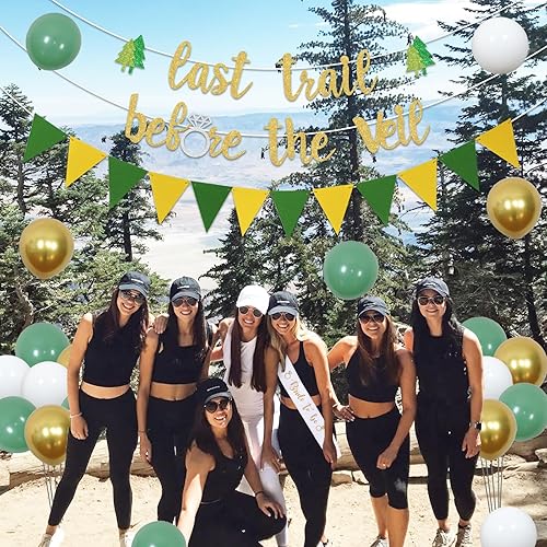 Miniatura 3 de Último camino antes del velo, decoración de fiesta de despedida de soltera de montaña, decoración de último camino antes del velo, banderín de novia