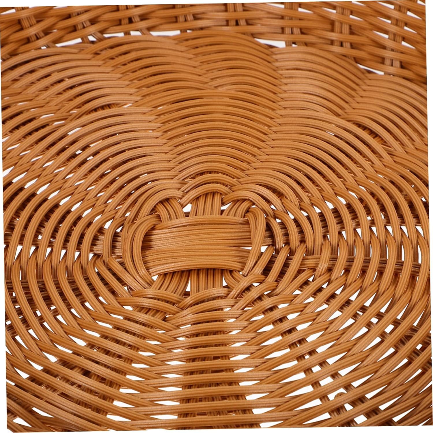 Versatile Woven Fruit Storage Basket Lid Bread Bin for Kitchen Material for Home Restaurant Office