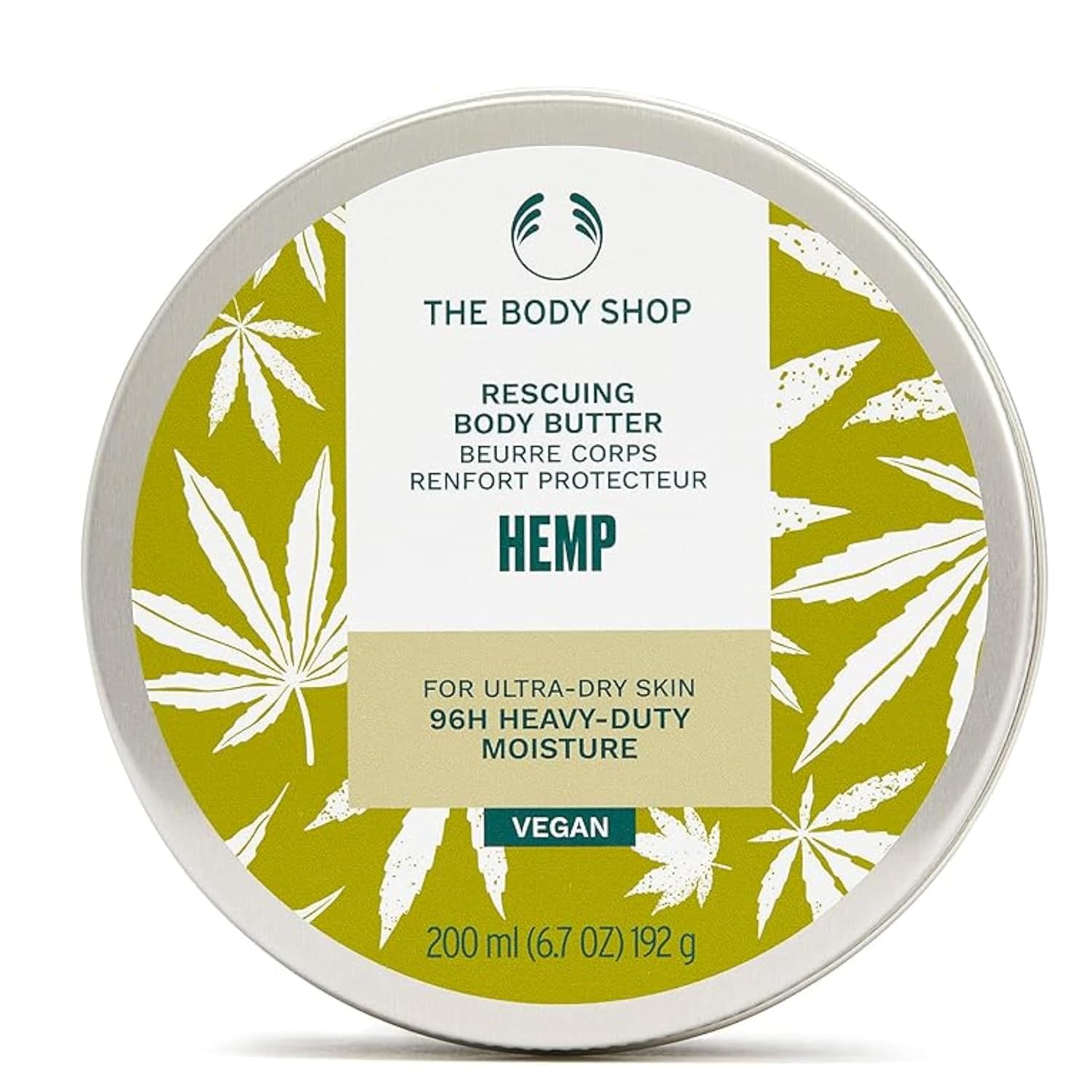The Body Shop Hemp Body Moisturizer – Nourishing & Moisturizing Skincare for Ultra Dry Skin – Vegan – 6.7 oz