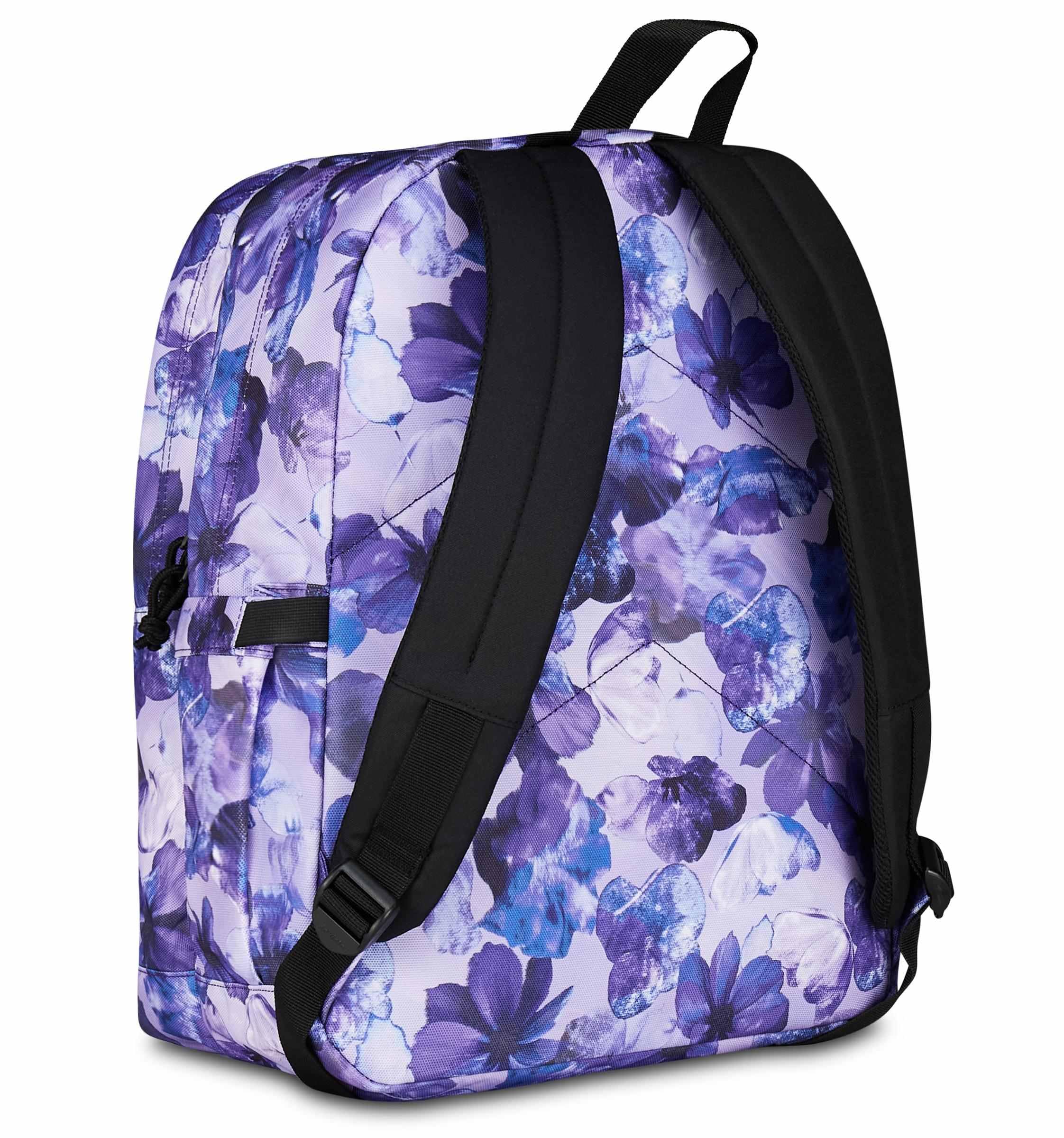 Invicta Zaino Scuola Jelek, Viola, Doppio Scomparto Con Tasca per PC e Tasca per Borraccia, 34 lt, Scuola Media e Superiore, Zaino Ragazza