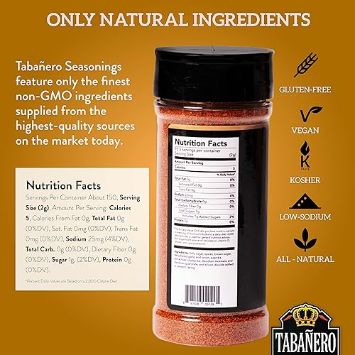 Miniatura 3 de Tabañero Dry Rub "Me Tasty" condimento para pollo, cerdo, carne de res y verduras  Totalmente natural, sin OMG, sin gluten, condimento Keto  6.6 oz