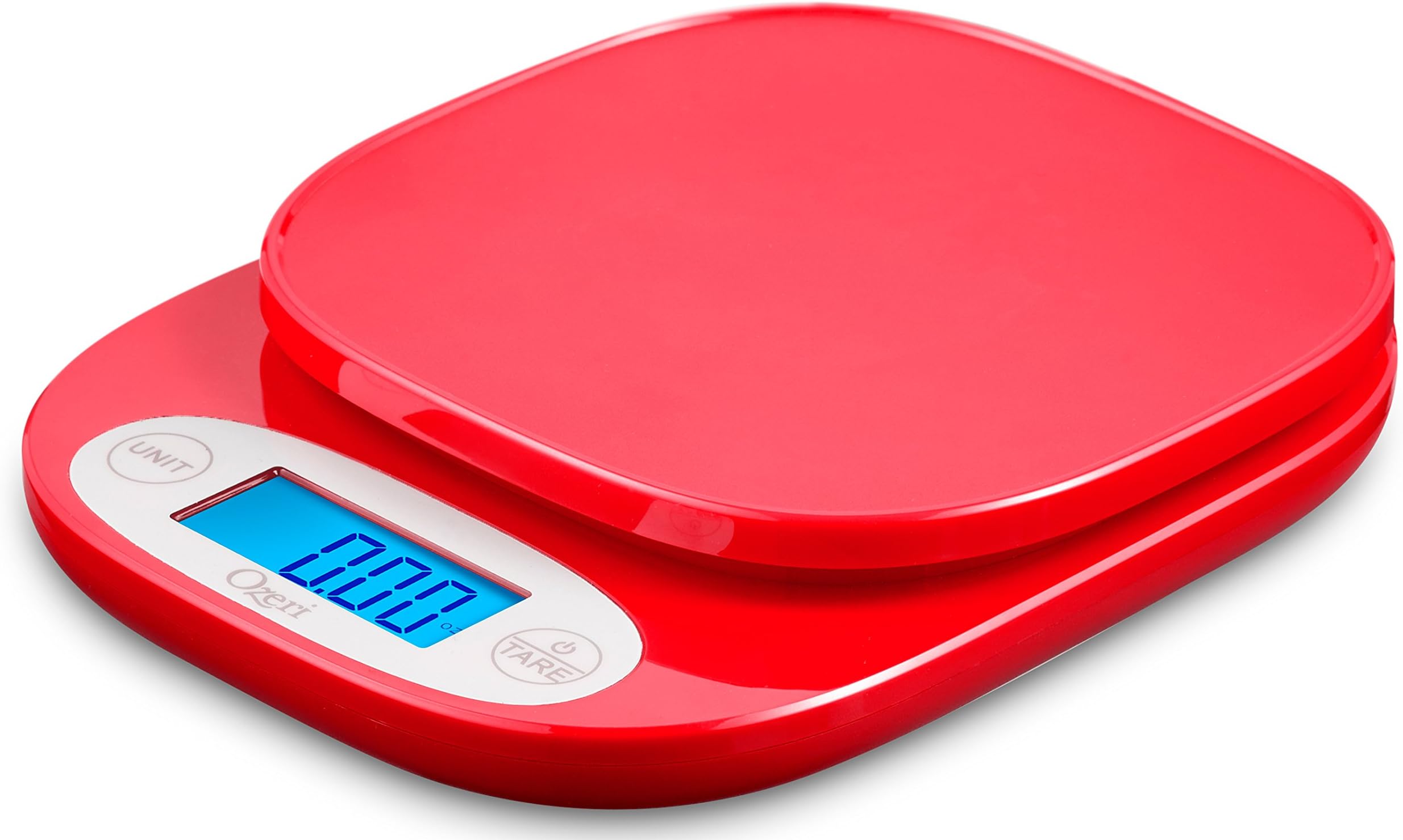 OzeriZK420-R Garden and Kitchen Scale, Polycarbonate, Red