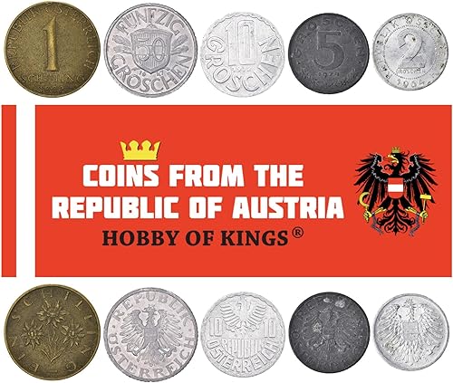 Miniatura 17 de Turquía 5 Monedas Mixtas 1 Kurus a 50 Lira Moneda turca desde 1957