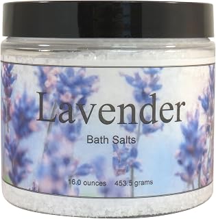 Lavender Bath Salts by Eclectic Lady, 16 ounces