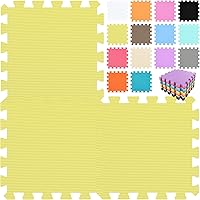 Vista 15 de qqpp Alfombrillas de Goma EVA de 18 Piezas de Espuma Entrelazadas tipo Rompecabezas para Suelo - Alfombra de Juego para Bebé para Jugar Esterilla