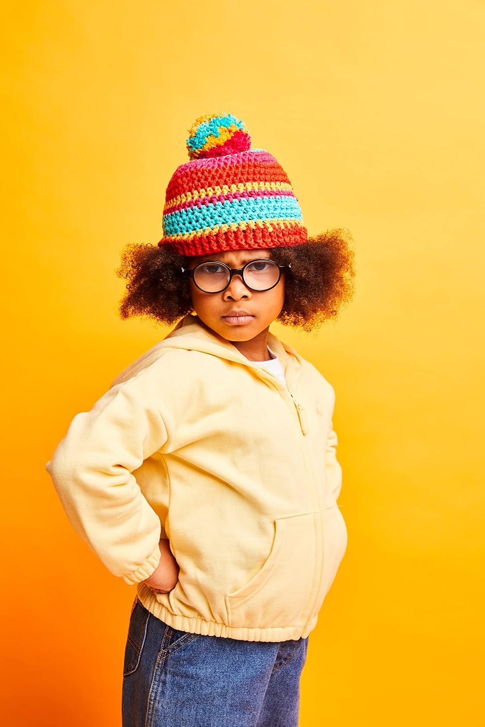 Sirdar Kith & Kin, Big Bobble Hat Crochet Kit
