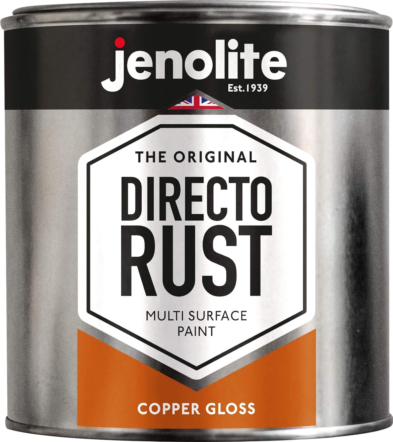 JENOLITE Directorust Copper Paint Apply Direct to Rust Primer, Undercoat and Topcoat Gloss