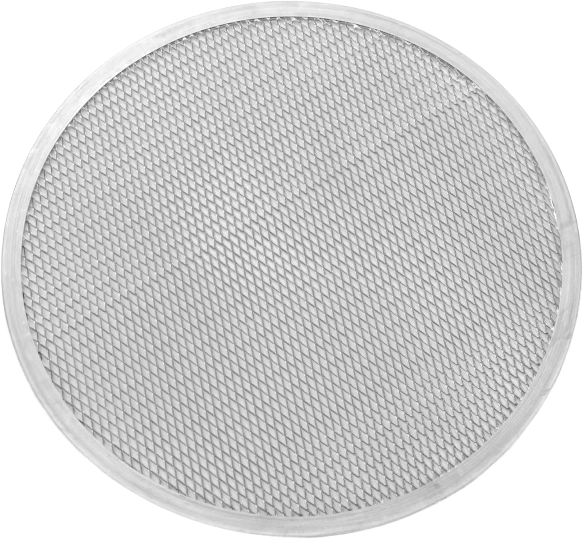 American Metalcraft 18712 Pizza Screen - Heavy Weight, 14 Gauge Aluminum - Mesh Design for Air Circulation - Commercial Quality Bakeware for Even Crust Baking - Hand Wash Only, 12in