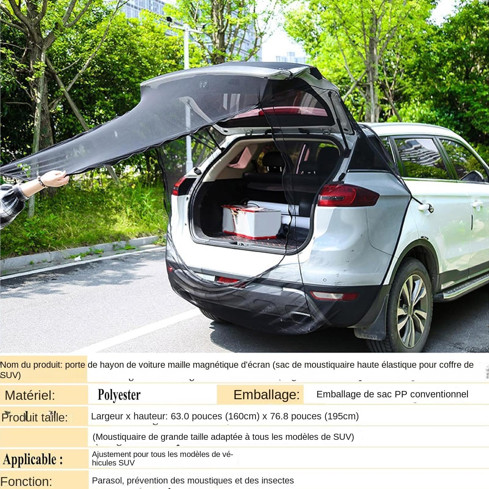 Rete di stoccaggio per SUV, rete per bagagliaio, rete di carico per SUV | di rete per bagagliaio, rete posteriore per SUV, rete organizzativa bagagliaio, rete di carico per SUV, accessorio