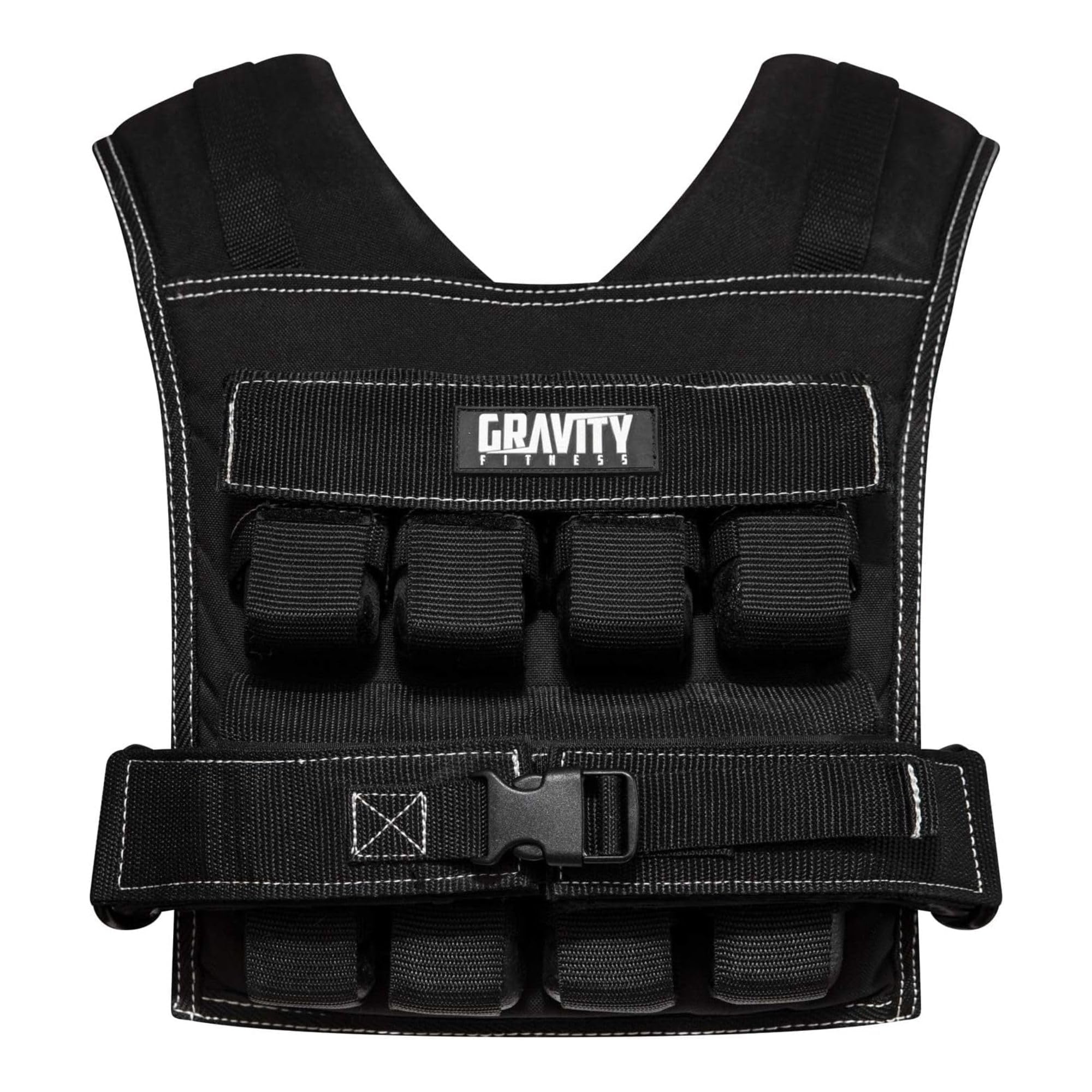 Gravity Fitness Weighted Vest - 15kg - 20kg - Fully Adjustable. Calisthenics, Crossfit, Strength Training, Home and Commercial use.