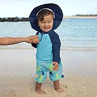 Vista 2 de Green Sprouts Baby Girls Brim Sun Protection Hat