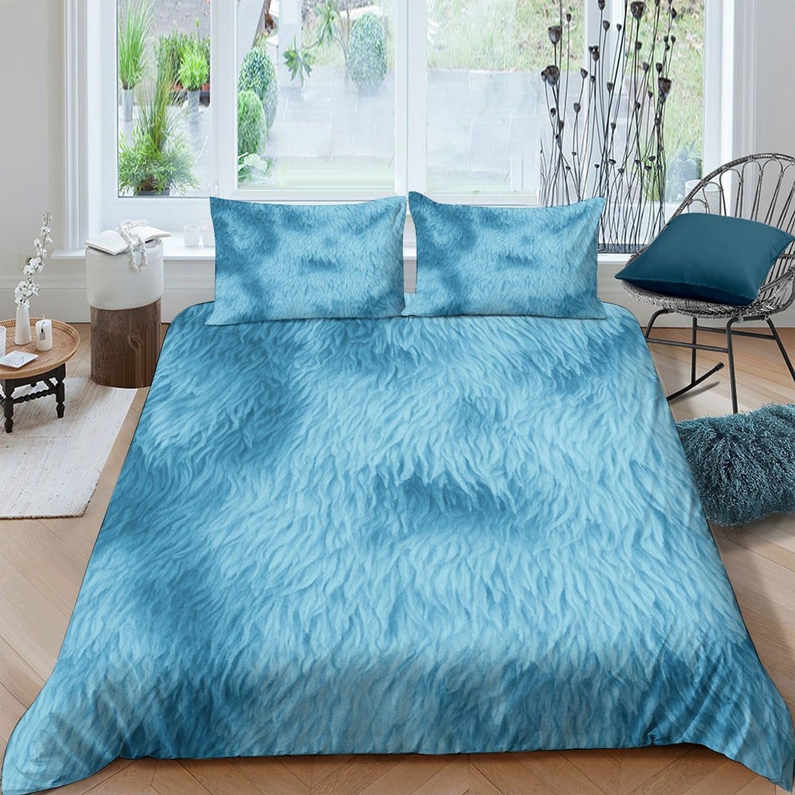 Ctjqhvkz Style-2 3D Printed Ocean Wave Fitted Sheet Microfiber Soft Breathable Blue Ripple Mattress Cover For Bedroom Dorm Decor Single（135X200cm）