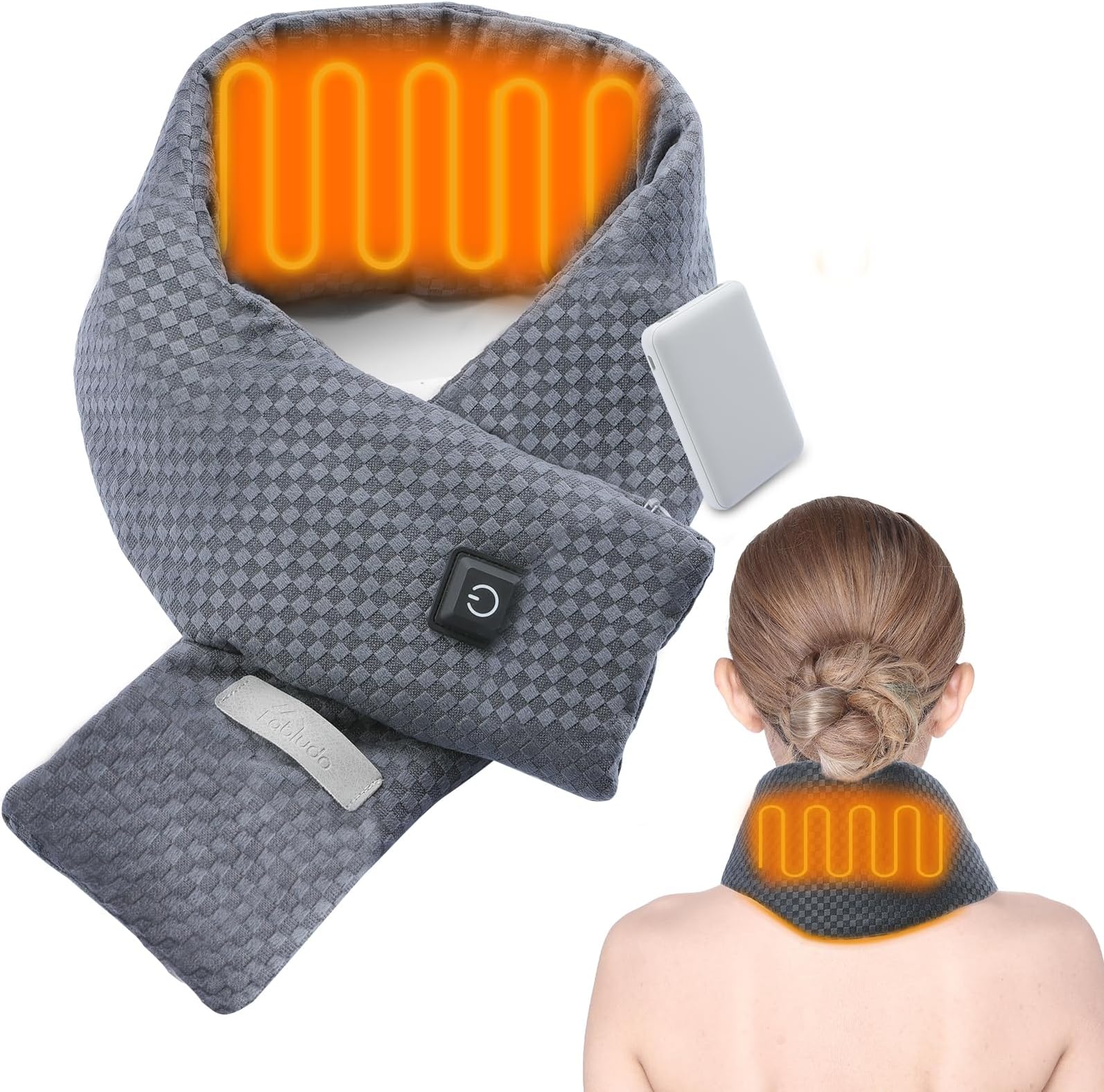 Amazon.com: Heating Massage Shoulder Neck Wrap - Heated Massage Wrap ...