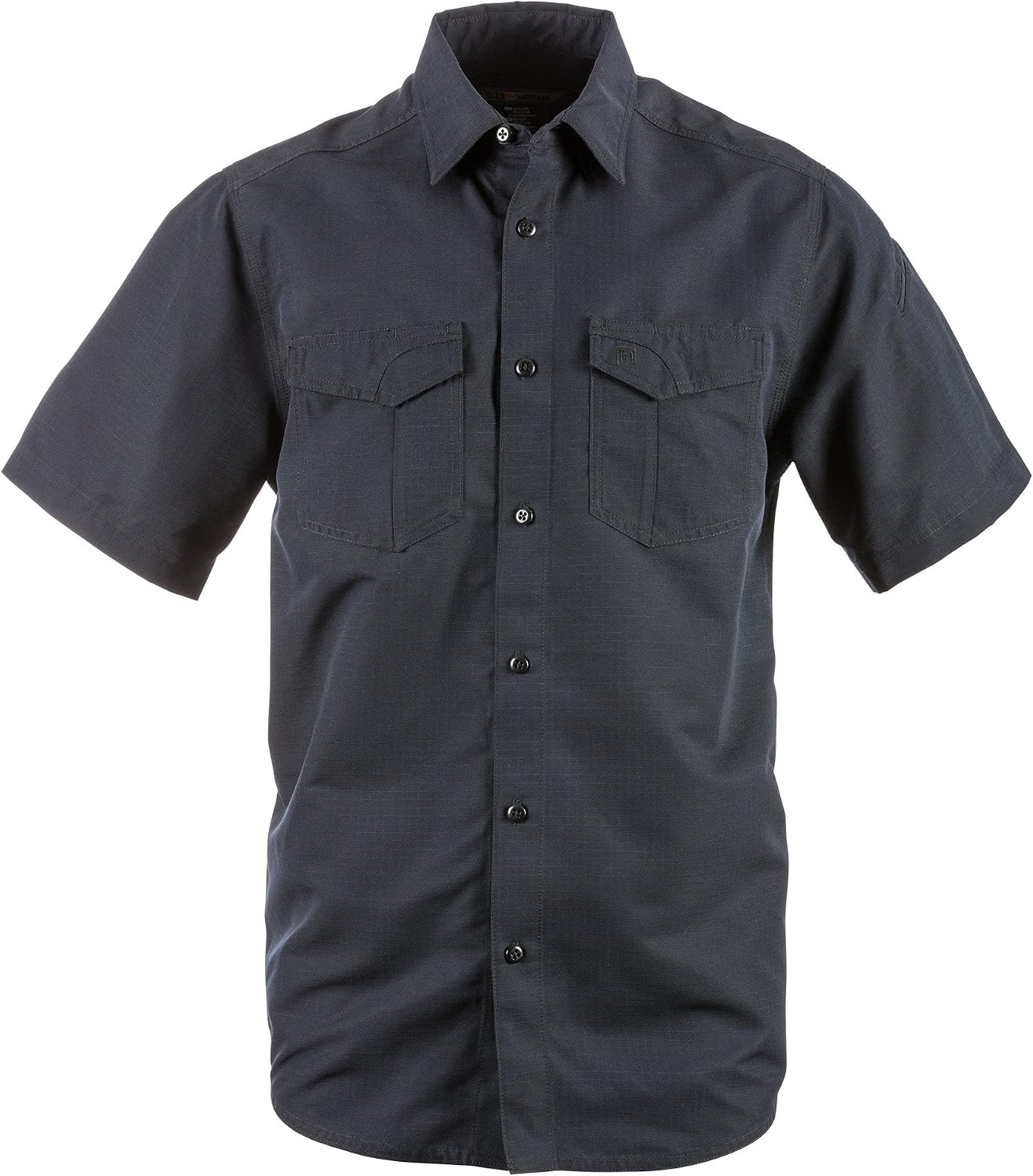 5.11 Tactical Fast-Tac Short-Sleeve Shirt, Dark Navy, 3-x-Large