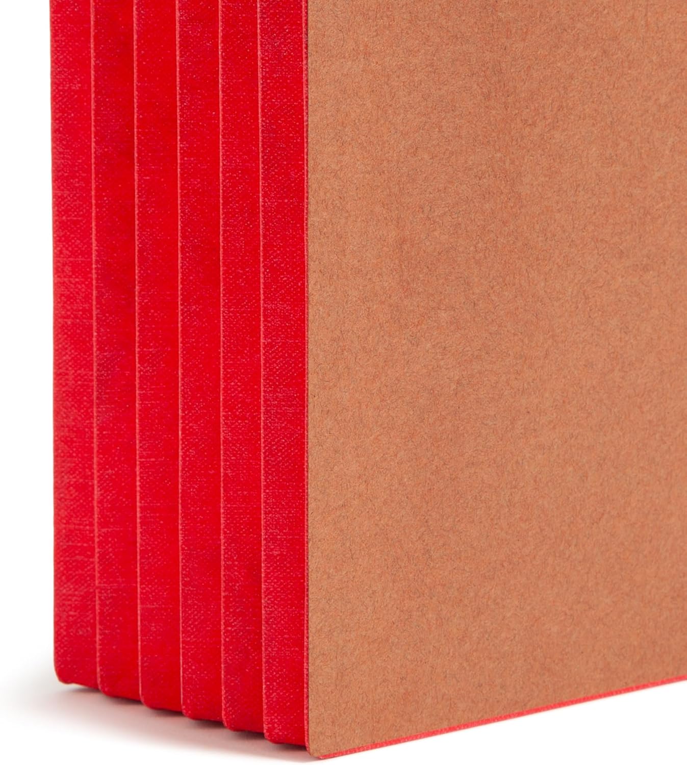 Smead End Tab Pocket, Reinforced Straight-Cut Tab, 5-1/4" Expansion, Extra Wide Legal Size, Redrope with Red Gusset, 10 per Box (74696)