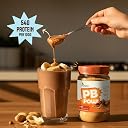 PBPow Pure Peanut Butter Powder | 100% Peanuts, Unsweetened, Unsalted, Gluten Free, No GMO | 80% Less Fat | Healthy Snacking For Kids, After Gym, Breakfast| 122g Protein in 227g Pack Of 1 gallery image