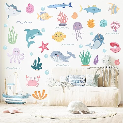 Miniatura 22 de AOWDIAO 62 calcomanías grandes de pared de mariposas, calcomanías de vinilo para decoración de habitaciones, seguras para paredes, reposicionables