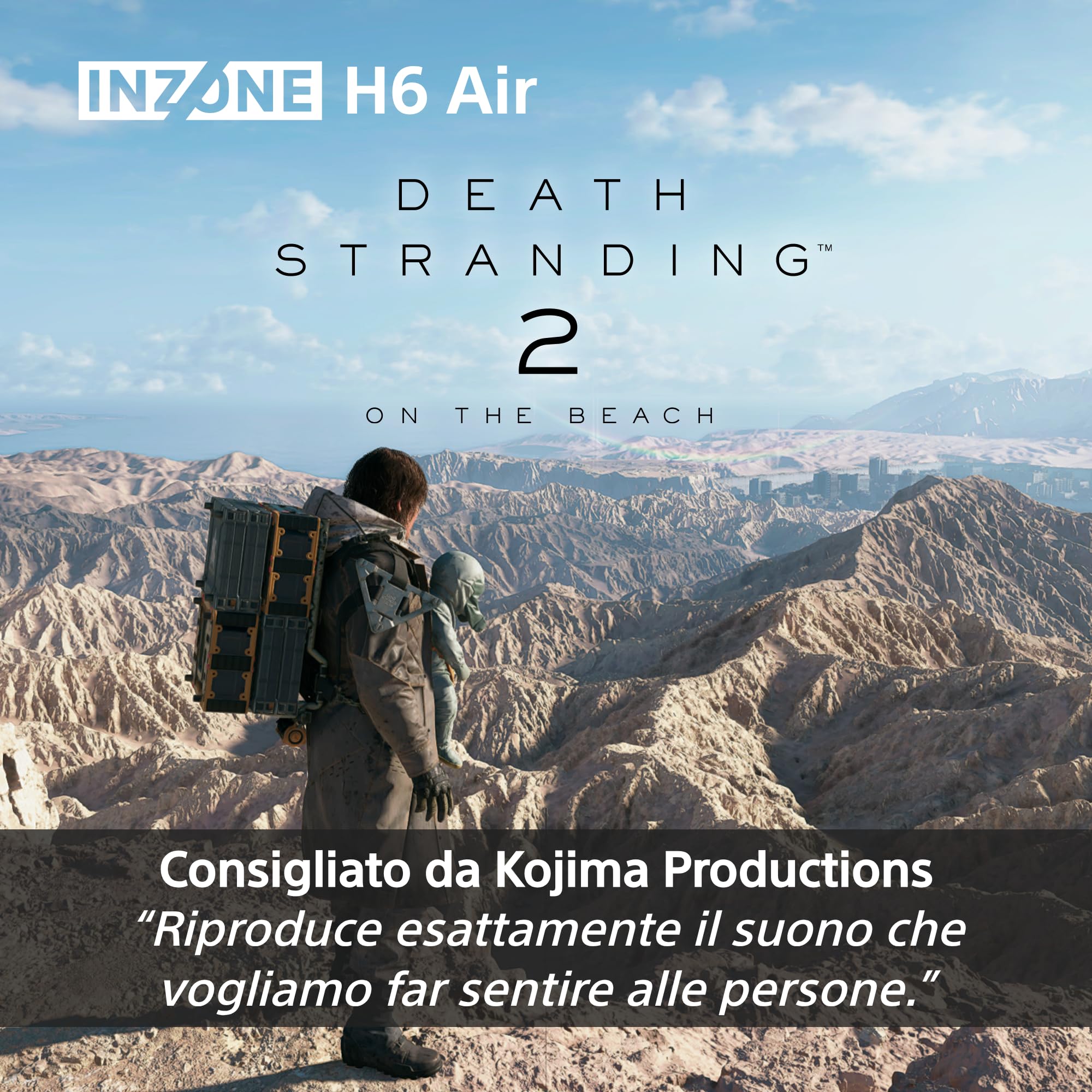 Sony INZONE H6 Air Cuffie gaming open-back cablate con 360 Spatial Sound, design ultra leggero da 199 g, microfono boom rimovibile, equalizzazione personalizzata con INZONE Hub – per PC/PS5, Black