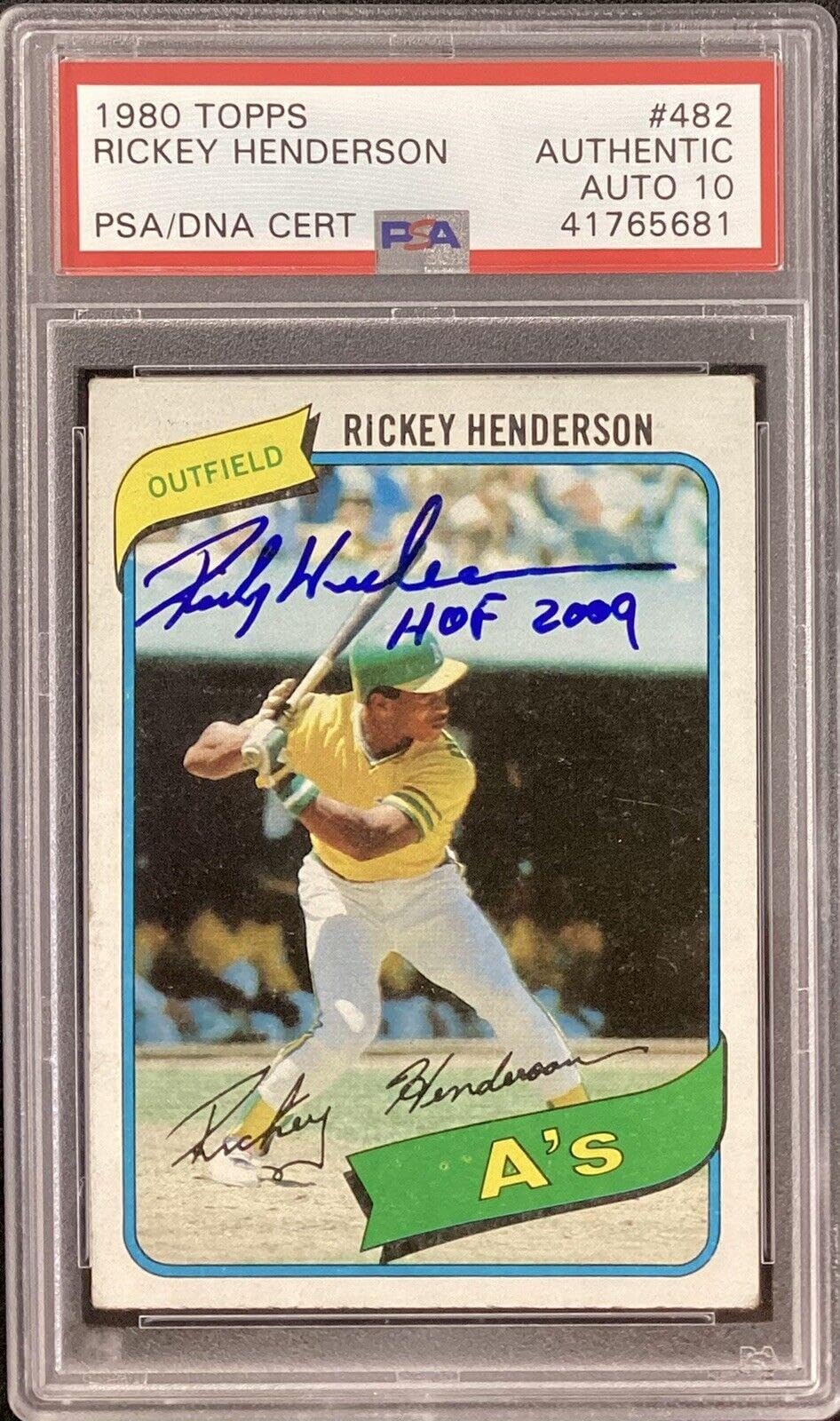 その他 Rickey Henderson RC 1980 Topps #482 RC Amazon.com: Rickey Henderson (Oakland A's) 1980 Topps