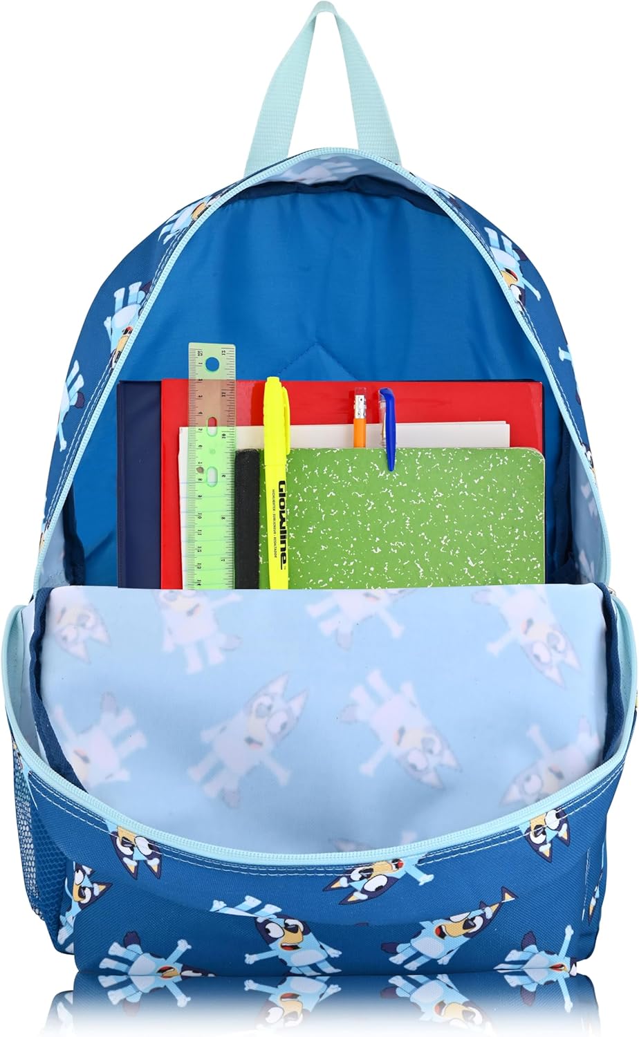 Bluey School Backpack Toddler Backpack for School | 16" Kids Bookbag for Boys, Girls, Unisex | Bluey Boys Bookbag for Kids