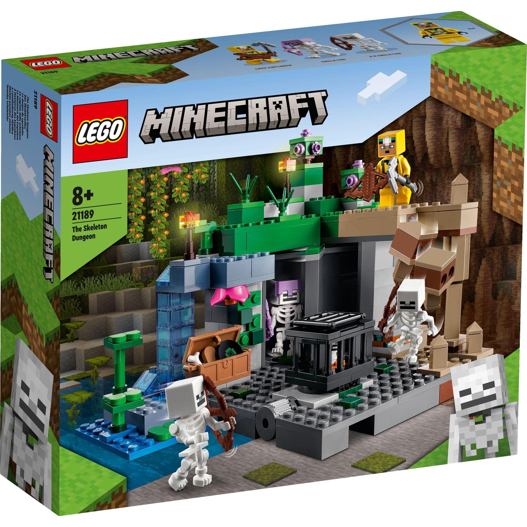 Amazon.co.jp: レゴ(LEGO) マインクラフト スケルトンの洞窟 ギフト 