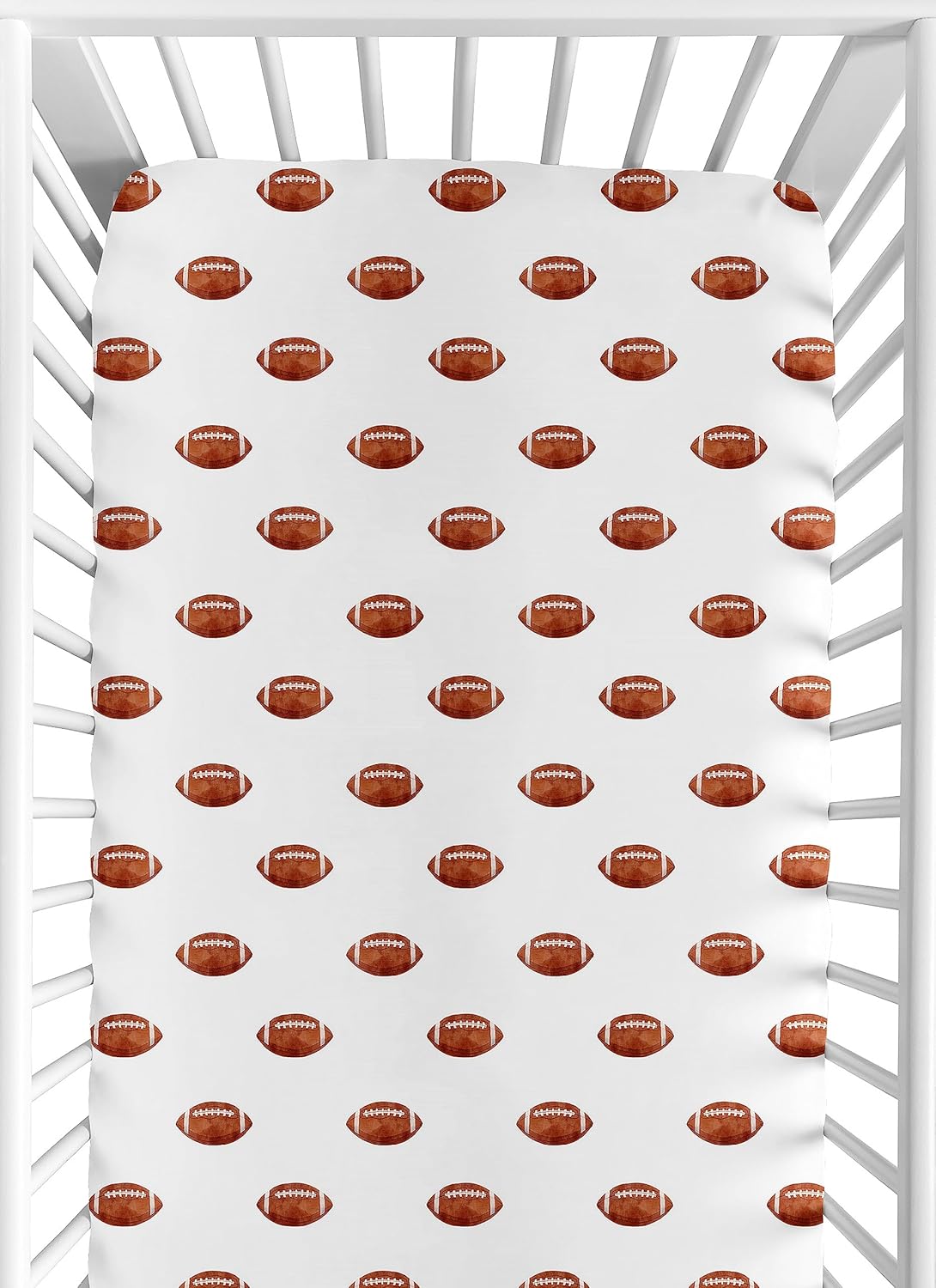 Sweet Jojo Designs Brown and White Football Boy Baby Liberia Ubuy