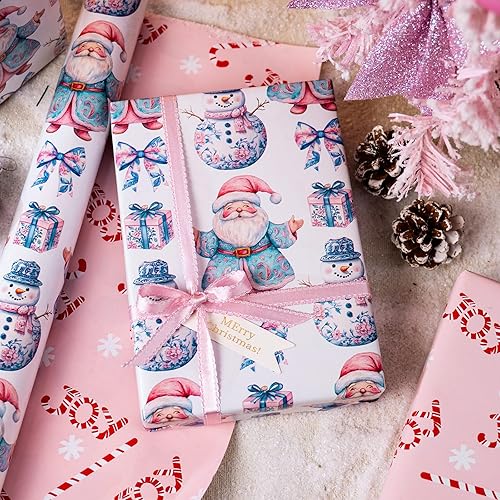 Miniatura 3 de Homeral Mini rollo de papel de regalo, 17 pulgadas x 16.5 pies, color negro brillante sólido con textura cepillada para Navidad, cumpleaños,