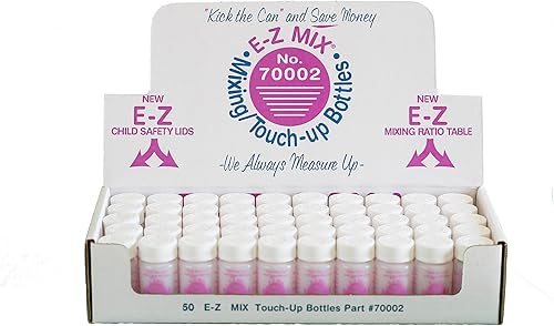 E-Z MIX 70002 Botella de retoque de 2 onzas, paquete de 50
