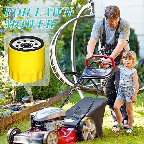 Miniatura 6 de Therwen Paquete de 8 filtros de aceite 52 050 02 de capacidad extra para motor de cortacésped compatible con Kohler 52 050 02 5205002-s 52 050 02-s1