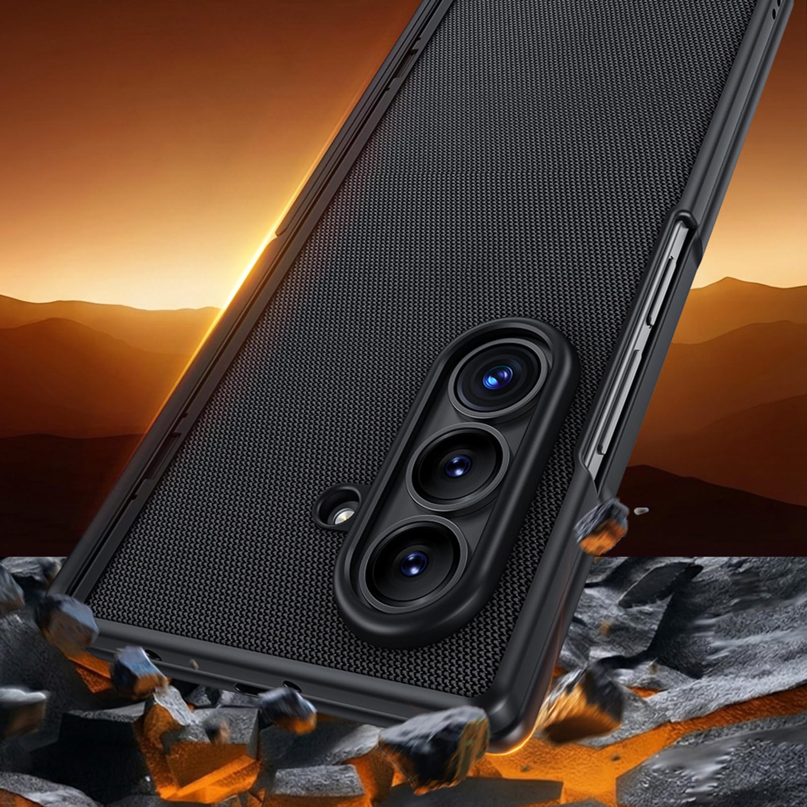 Anty spia Case dla Samsung Galaxy Z Fold 8 Ultra, składany stojak