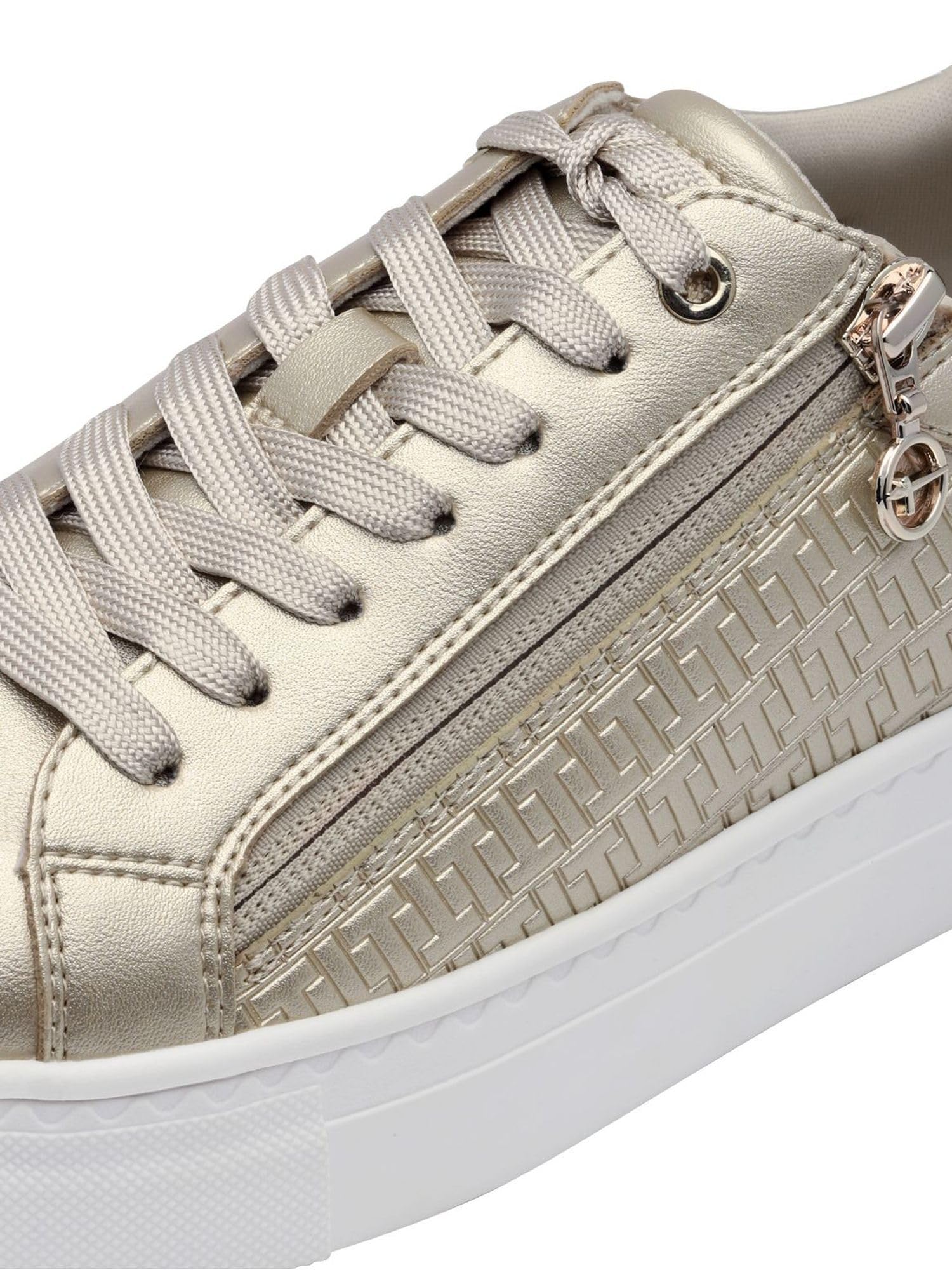 Tamaris Schnürer Damen Vegan Sportlich metallic – Bild 6