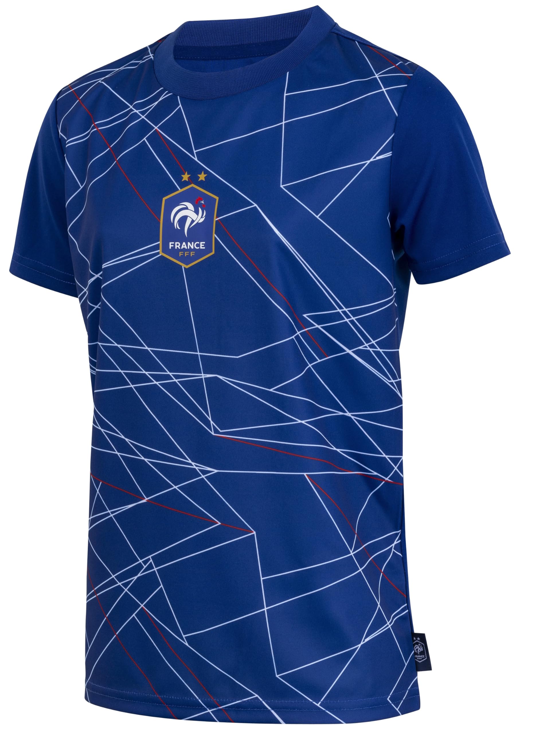 FFF Maillot Collection Officielle Equipe de France de Football - Taille Enfant 12 Ans
