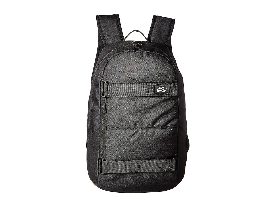 

Nike SB Courthouse Backpack (Black/Black/White) Backpack Bags