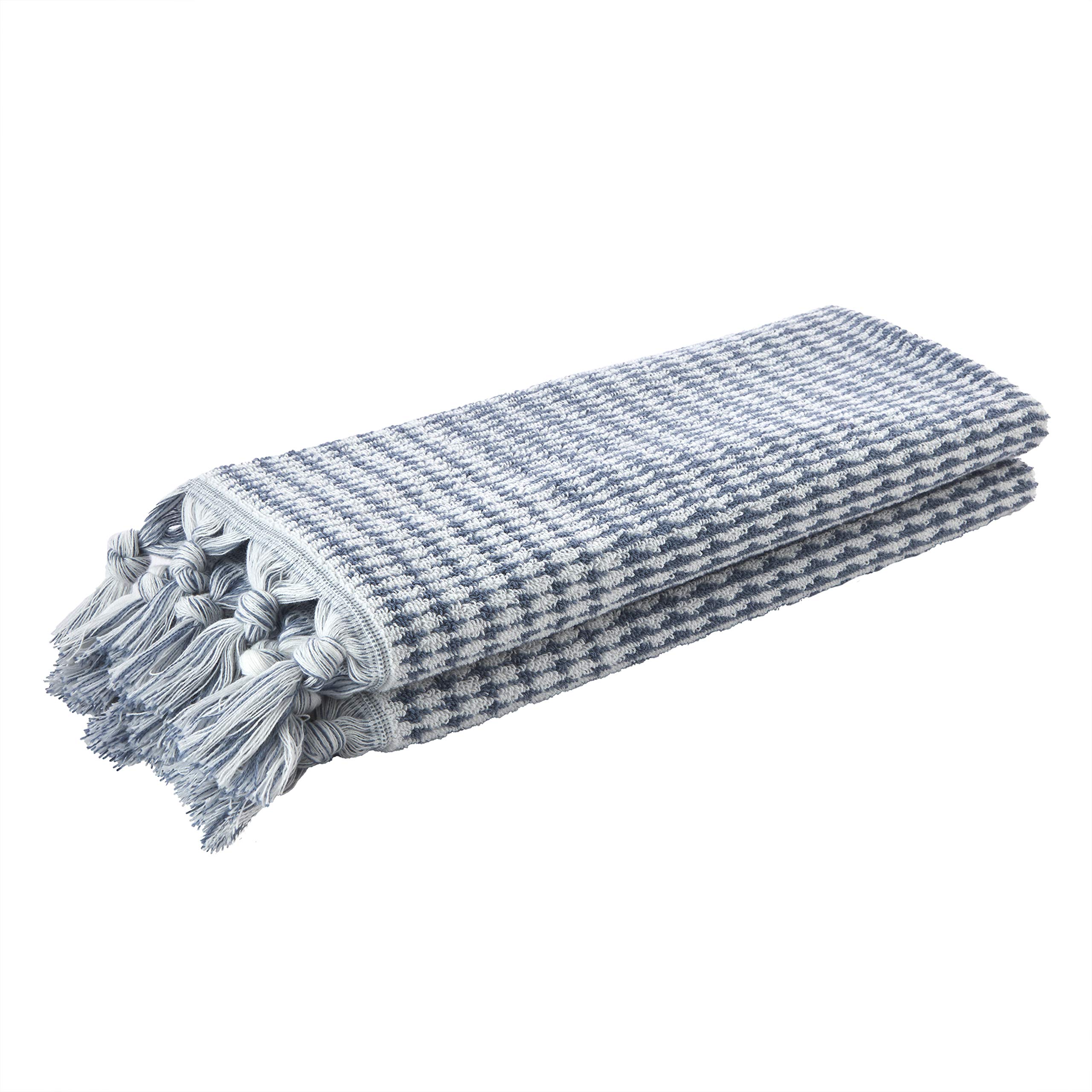 SKL Home Hand Towel Set, Cotton, Denim, 16"x26" - Image 4